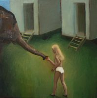 Katarzyna Karpowicz Girl with elephant